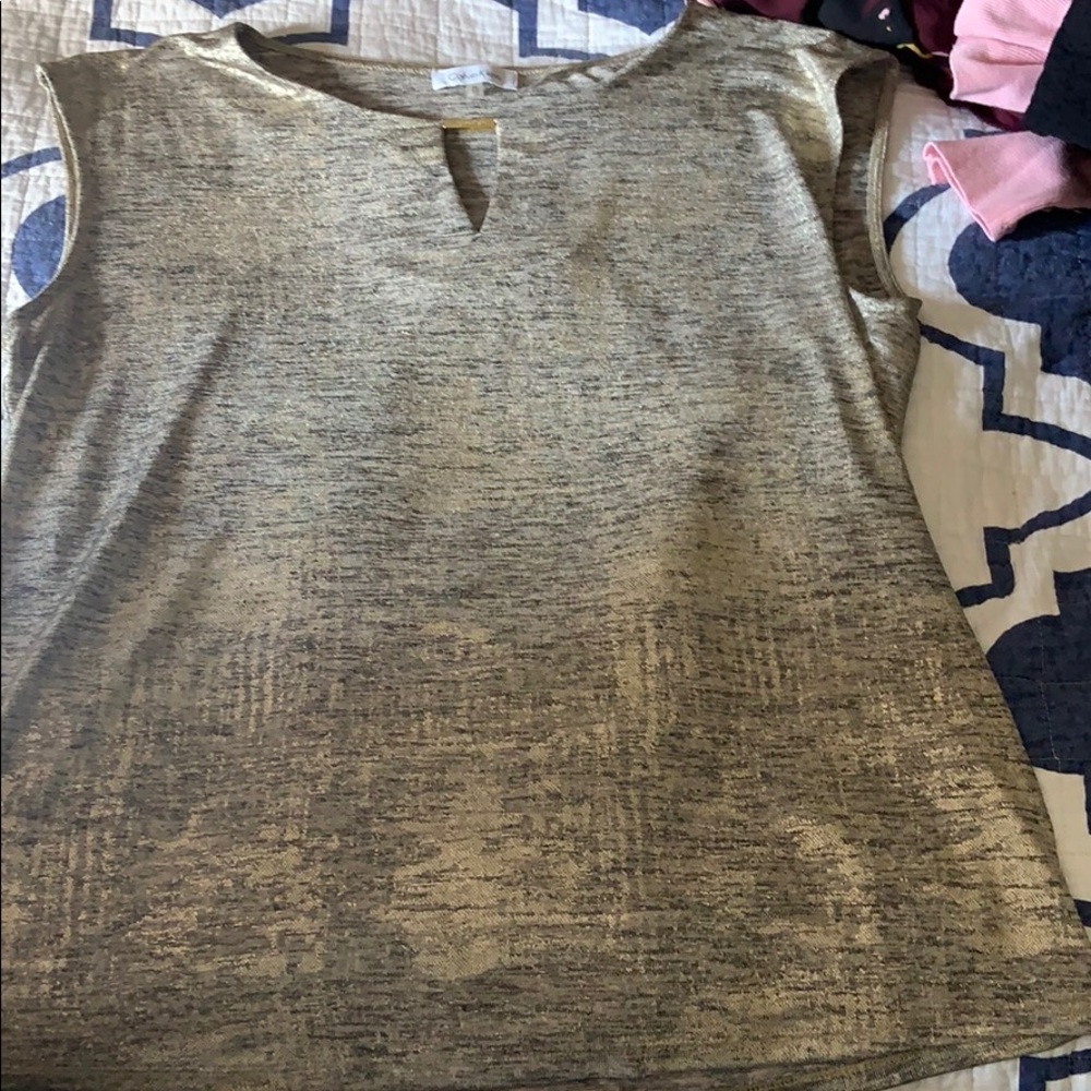Calvin Klein gold top